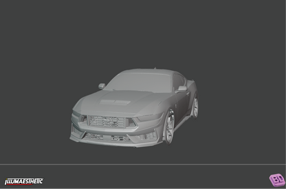 Ford Mustang Dark Horse (S650) 3D Scan (2024+)