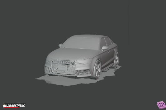 Audi S3 (8V) 3D Scan (2013-2020)
