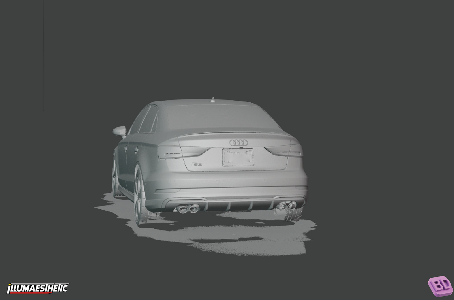 Audi S3 (8V) 3D Scan (2013-2020)