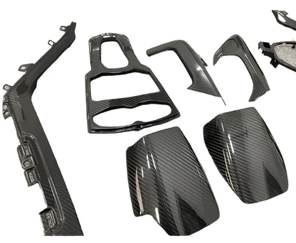 Carbon Fiber Interior Trim Replacement Set for Lamborghini Huracan