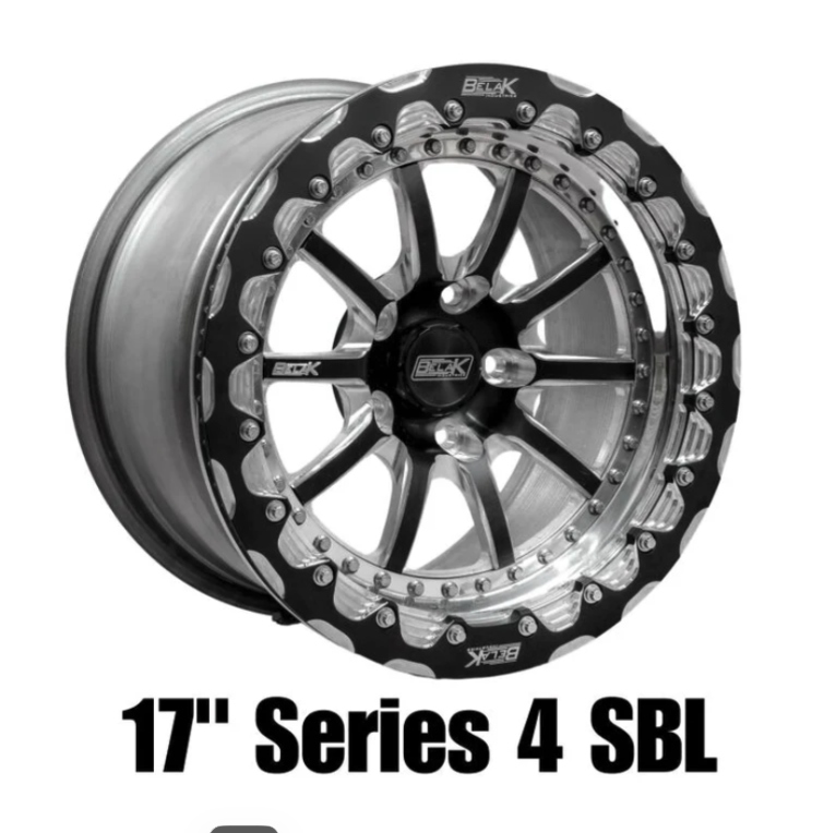 Belak 17x10.5 / 8.25in BS / 6x135mm BP / Low Pad / Series 4 -Beadlock Wheel