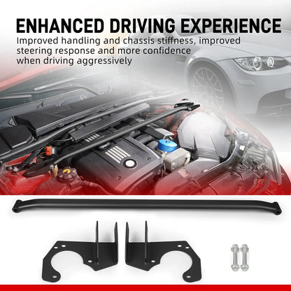 BMW E90 / E91 / E92 / E93 3 Series Front Upper Suspension Strut Tower Bar Brace 2005 - 2013 (323i / 325i / 328i / 330i / Excludes M / Diesel / 335 Models)