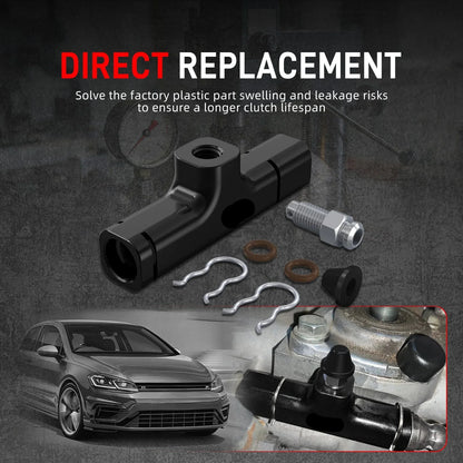 VW Golf / GTI / Jetta / Passat B6 / Tiguan, Audi A3 8P / TT, SEAT Leon & Skoda Octavia 02M / 02Q 6-Speed Billet Aluminium Clutch Master Cylinder Mod Kit (Replaces 1J0721468C)