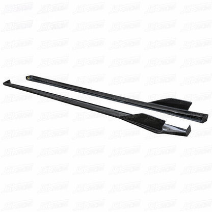 Carbon Fiber Side Skirts Extensions for Porsche Cayman 718 16-19