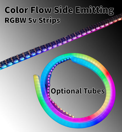 Color Flow Side Emitting Strips Sk6805 Rgbw