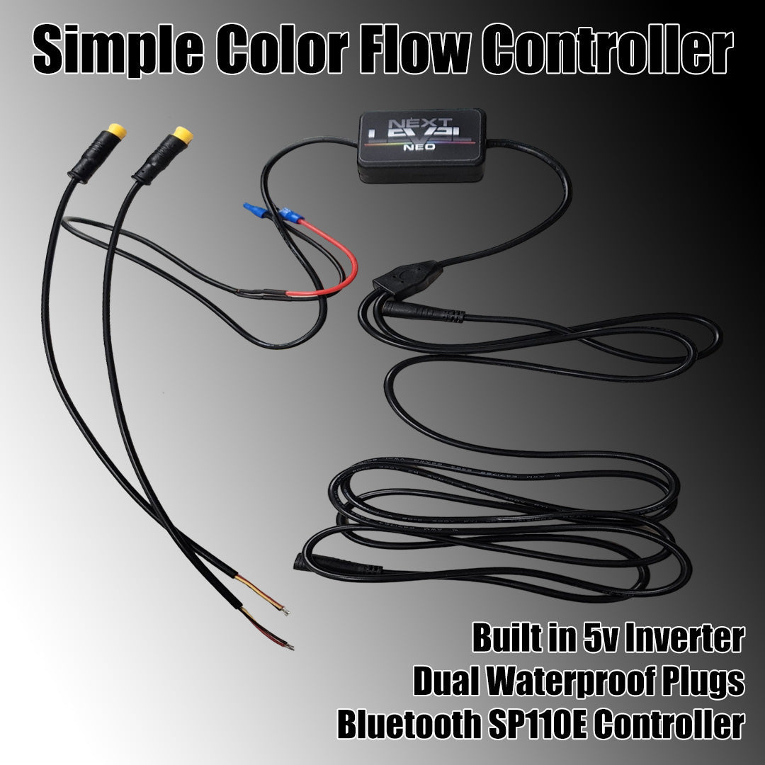 Simple Color Flow LED Controller W/ Built in 5v Inverter