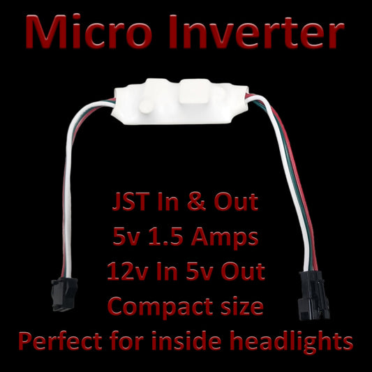 5V 1.5A Micro Inverter with Quick JST Connects