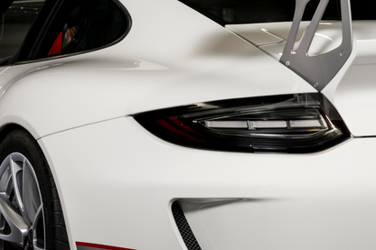 Porsche 997.2 smoked lens tail light illuminated