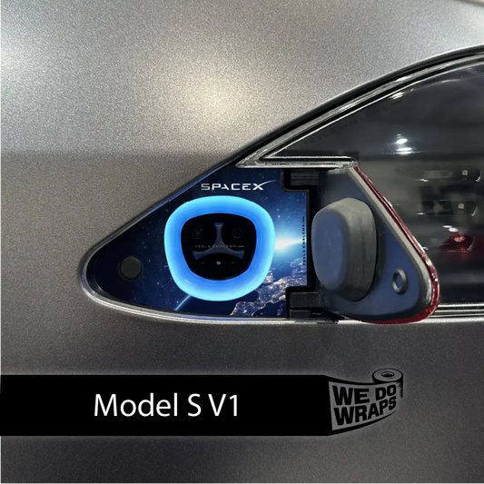 SpaceX Tesla Charge Port Wrap | Model S
