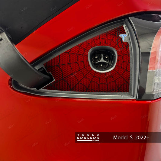 Spider-Man Tesla Charge Port Wrap | Model S