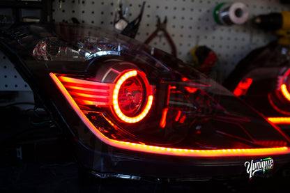 2003-2009 Nissan 350Z BlueGhozt Half Circle Stage 3 Headlights