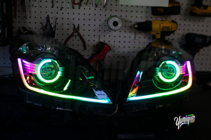 2003-2009 Nissan 350Z BlueGhozt Half Circle Stage 3 Headlights