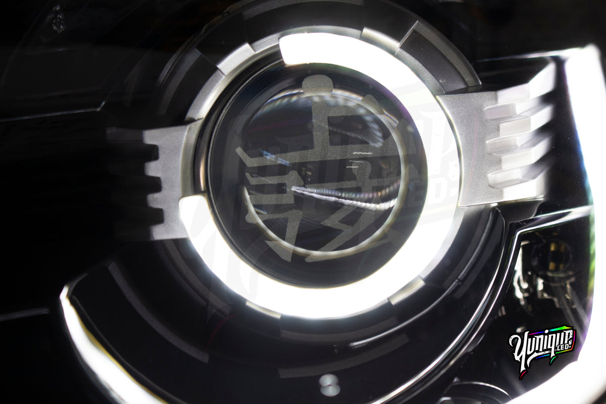 2003-2009 Nissan 350Z BlueGhozt Half Circle Stage 3 Headlights