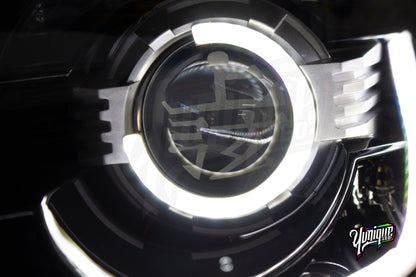 2003-2009 Nissan 350Z BlueGhozt Half Circle Stage 3 Headlights
