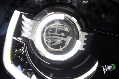 2003-2009 Nissan 350Z BlueGhozt Half Circle Stage 3 Headlights