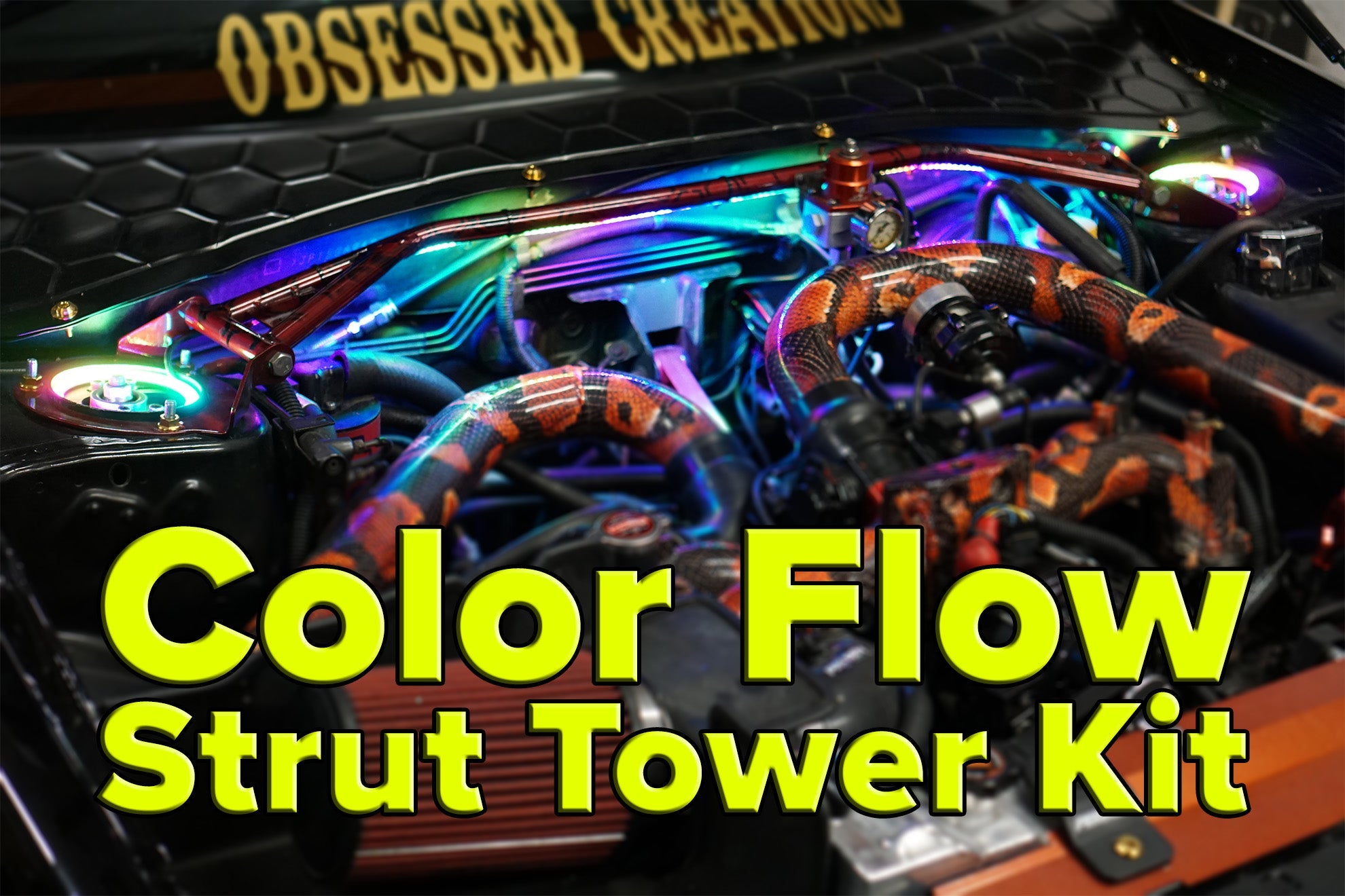 Engine Bay Strut Tower LED Halo Kit – NTXGlow