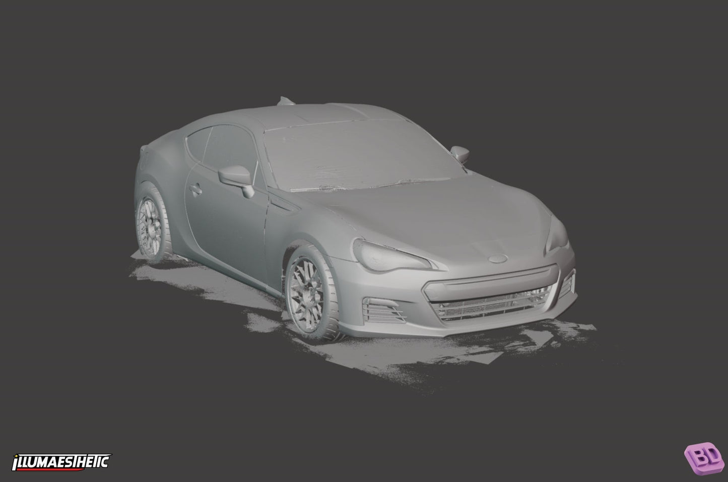 Subaru BRZ / Scion FRS / Toyota GT86 (ZC6 / ZN6) 3D Scan (2013-2020)
