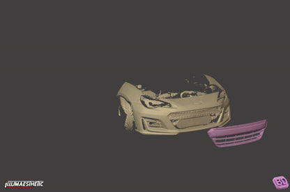 Subaru BRZ / Scion FRS / Toyota GT86 (ZC6 / ZN6) 3D Scan (2013-2020)