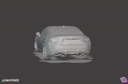 Subaru BRZ / Scion FRS / Toyota GT86 (ZC6 / ZN6) 3D Scan (2013-2020)
