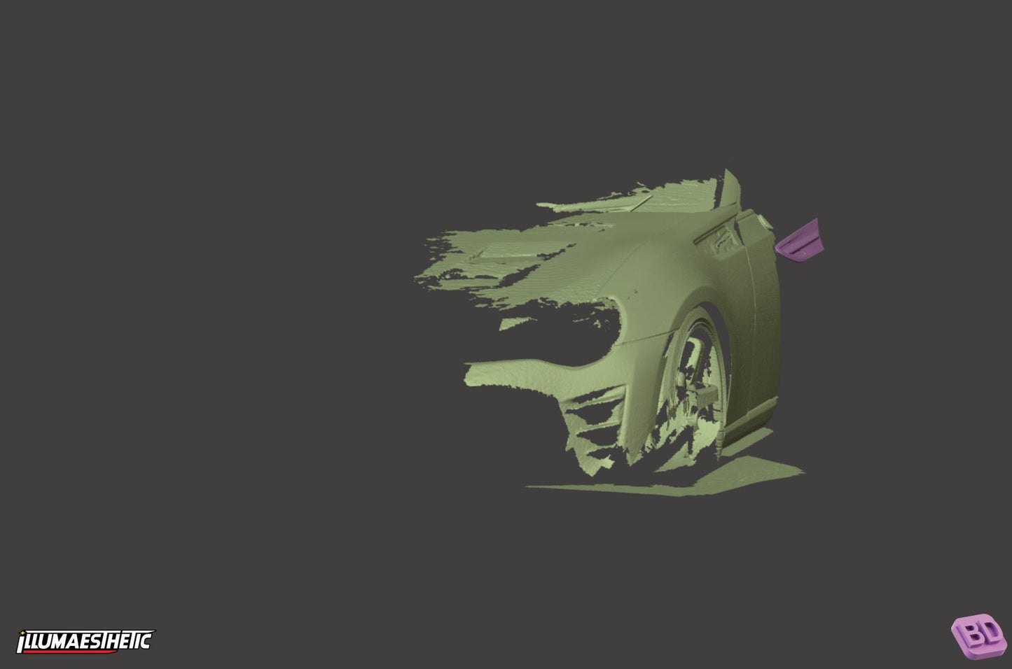 Subaru BRZ / Scion FRS / Toyota GT86 (ZC6 / ZN6) 3D Scan (2013-2020)