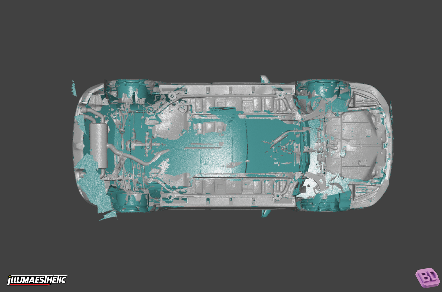 Subaru Impreza WRX STI (GR / GV) 3D Scan (2008-2014)