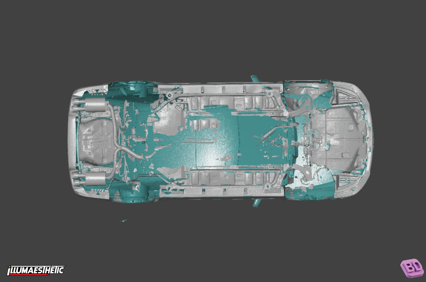 Subaru Impreza WRX STI (GR / GV) 3D Scan (2008-2014)