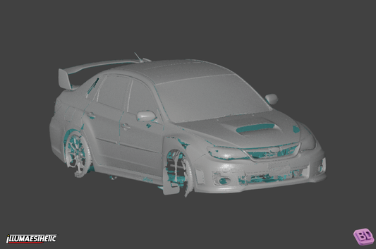 Subaru Impreza WRX STI (GR / GV) 3D Scan (2008-2014)