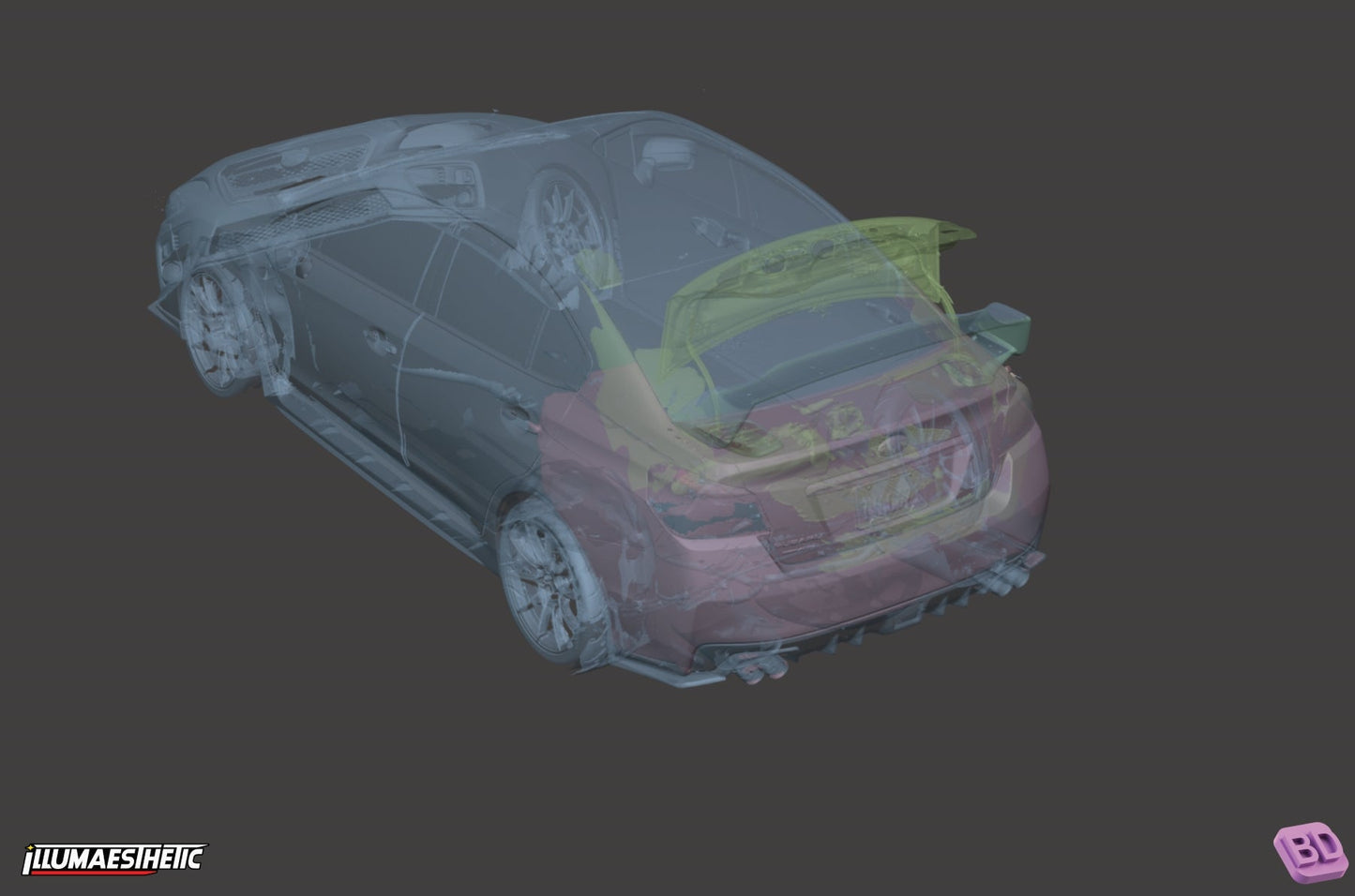 Subaru WRX STI (VA) 3D Scan (2015-2021)