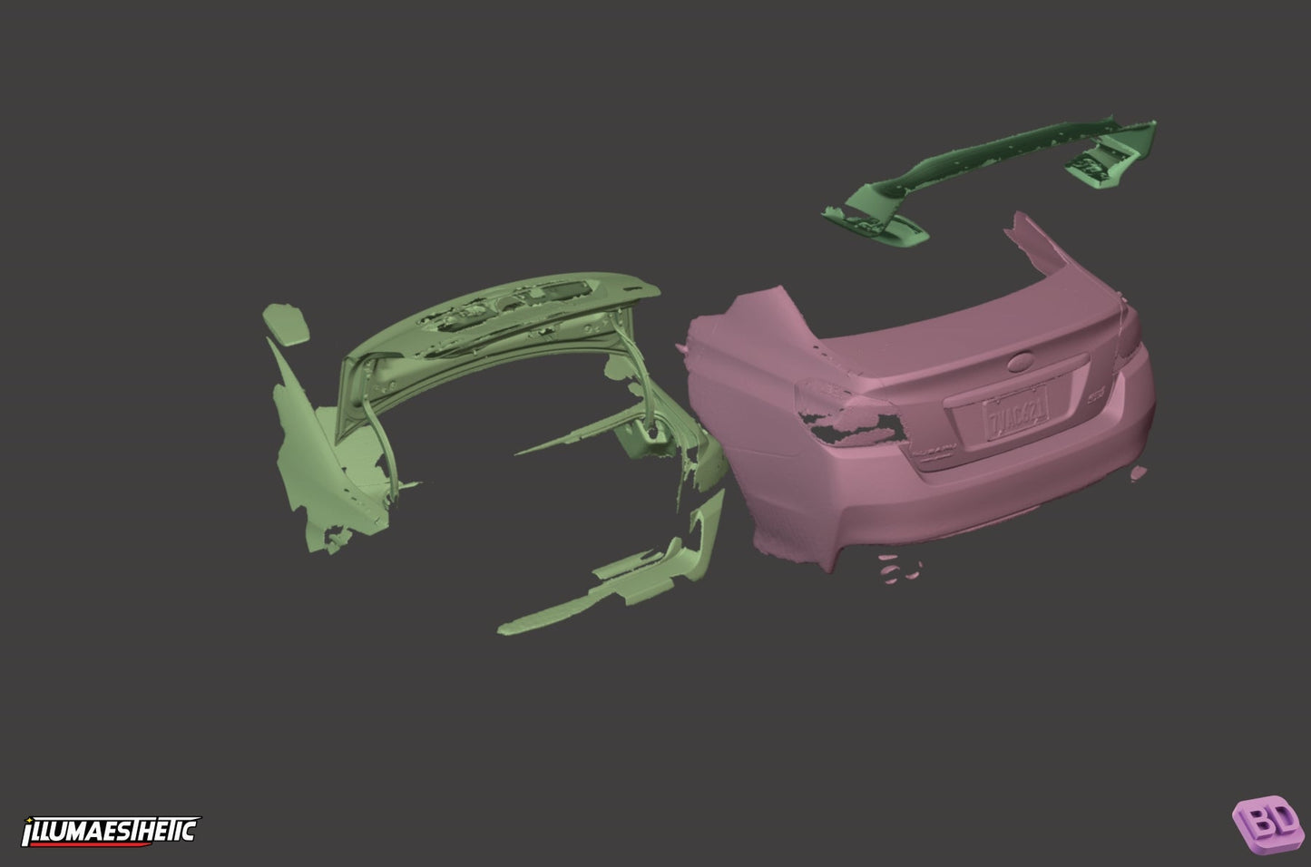 Subaru WRX STI (VA) 3D Scan (2015-2021)