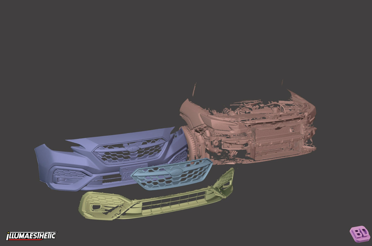 Subaru WRX (VB) 3D Scan (2022+)