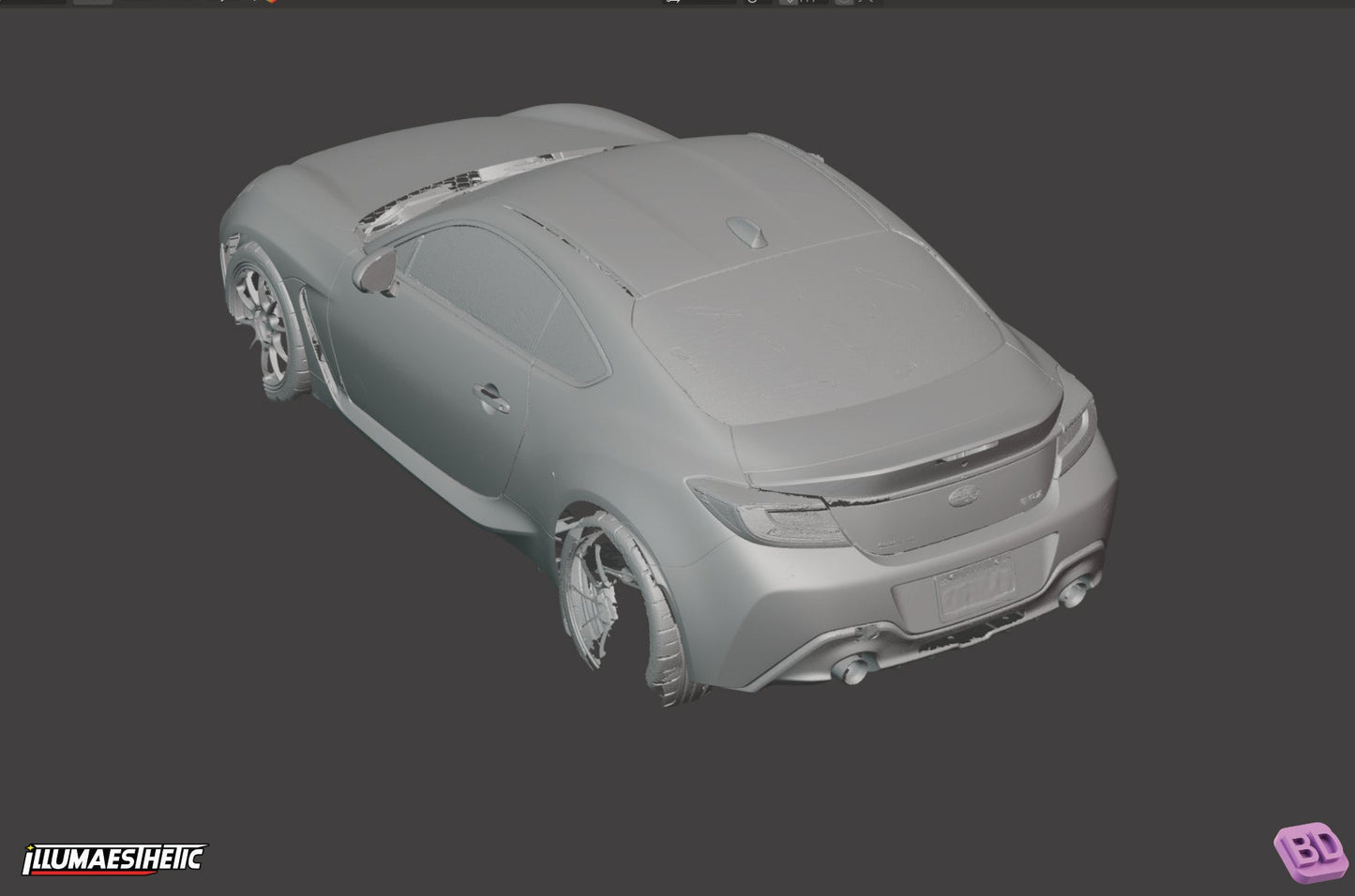 Subaru BRZ / Toyota GR86 (ZD8 / ZN8) 3D Scan (2022+)
