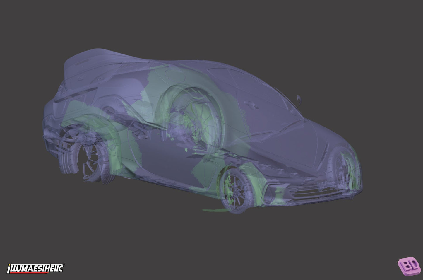 Subaru BRZ / Toyota GR86 (ZD8 / ZN8) 3D Scan (2022+)