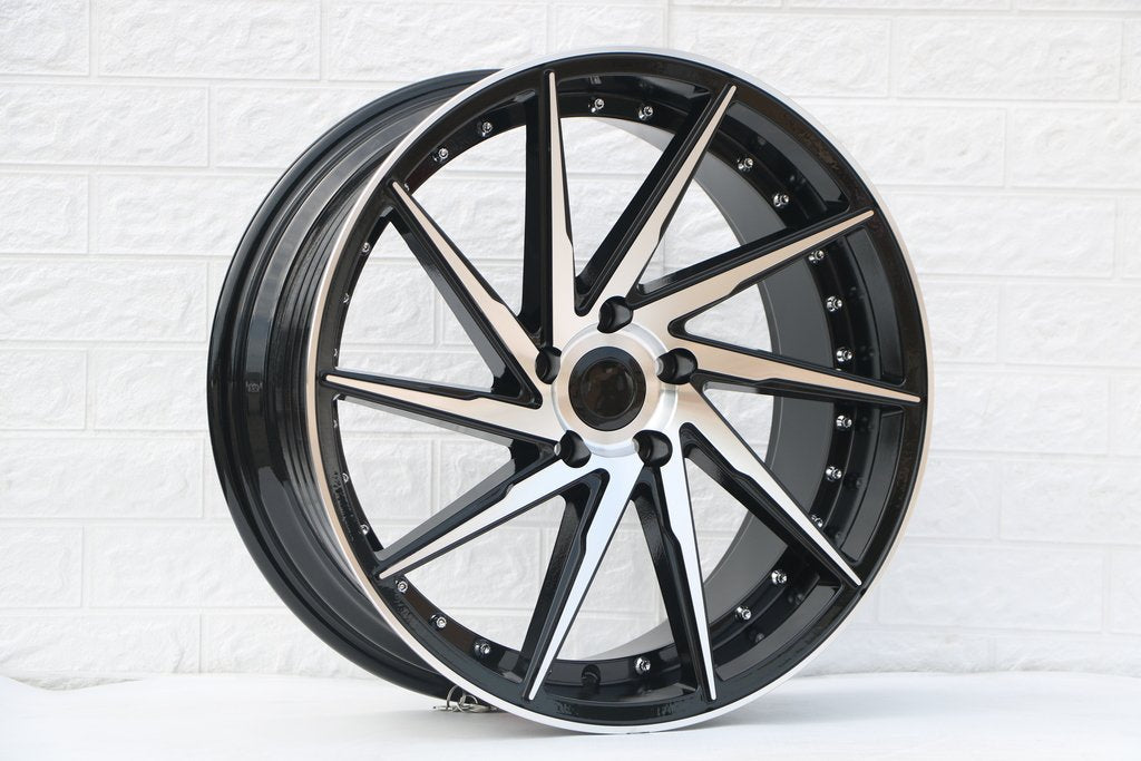 19" Riveted Swirl Style Wheels