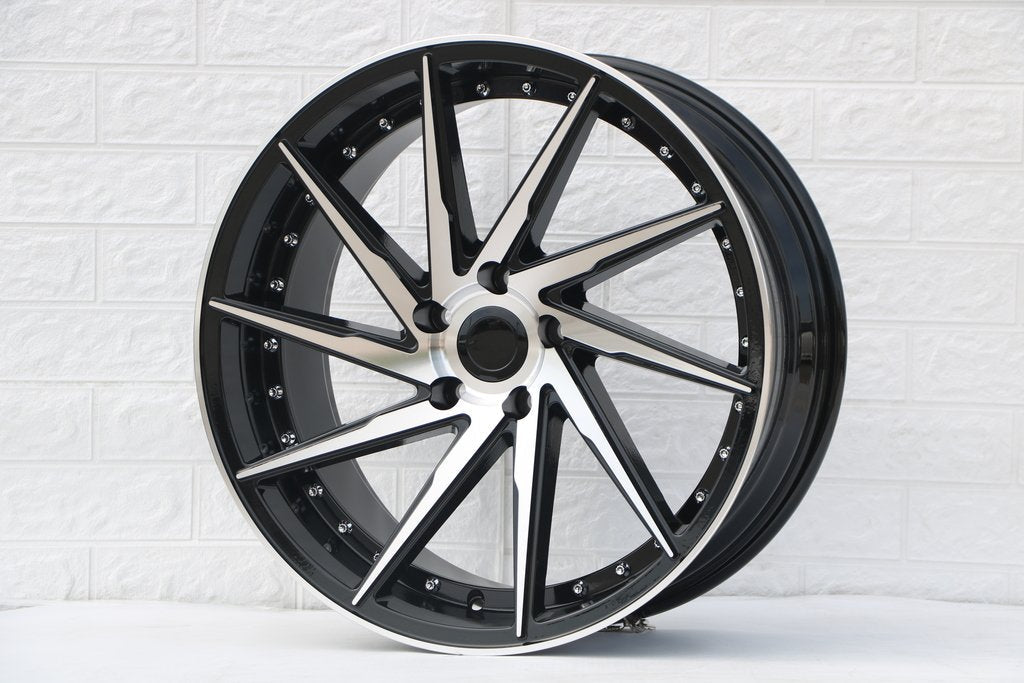 19" Riveted Swirl Style Wheels