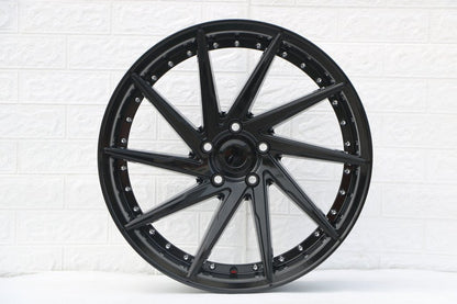 19" Riveted Swirl Style Wheels
