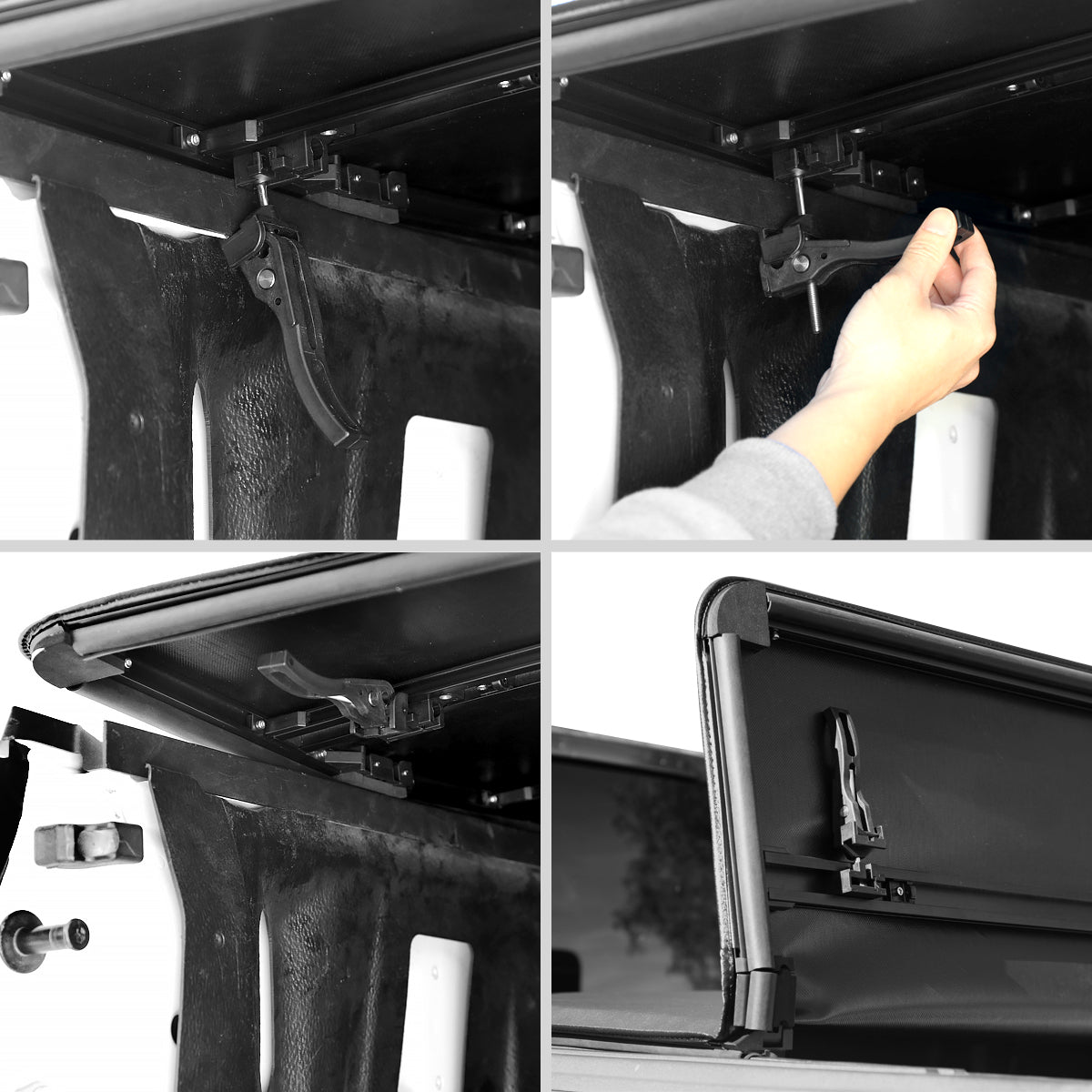 2019-2023 Ford Ranger 6' Bed Soft Quad-Fold Tonneau Cover