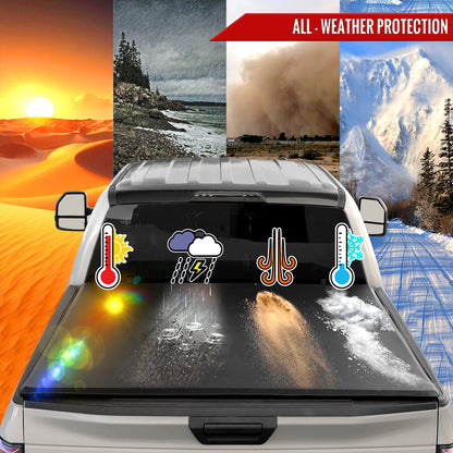 2019-2023 Ford Ranger 6' Bed Soft Quad-Fold Tonneau Cover