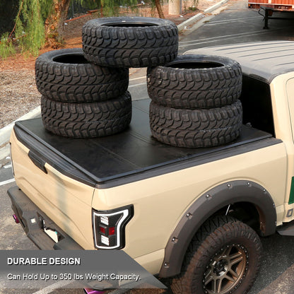 1999-2007 Chevrolet Silverado / GMC Sierra 6'6" Standard Bed Hard Quad-Fold Tonneau Cover