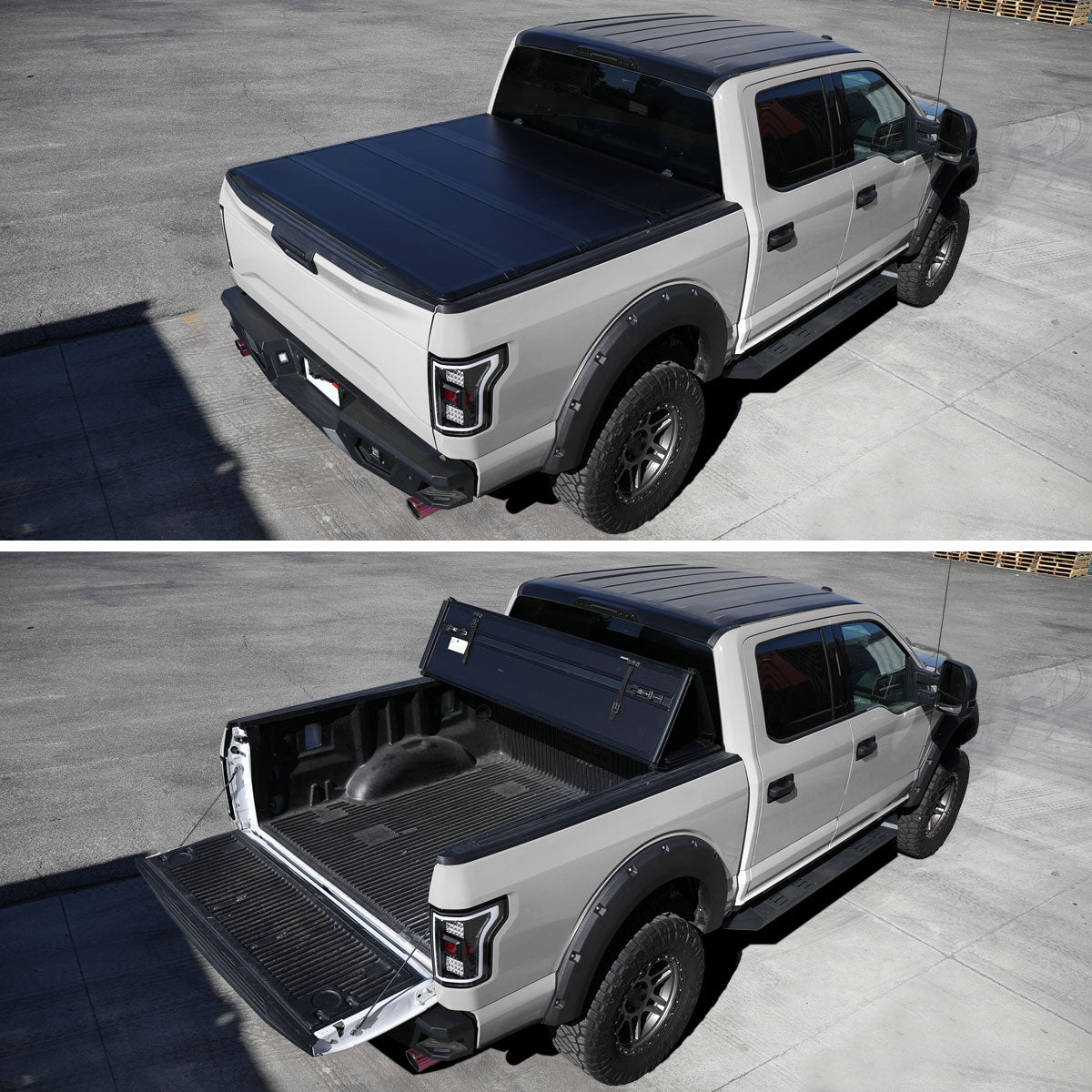 2016-2019 Toyota Tacoma 6' Short Bed Hard Quad-Fold Tonneau Cover