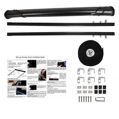 2015-2019 Ford F-150 66" Short Bed Roll Up Vinyl Tonneau Cover