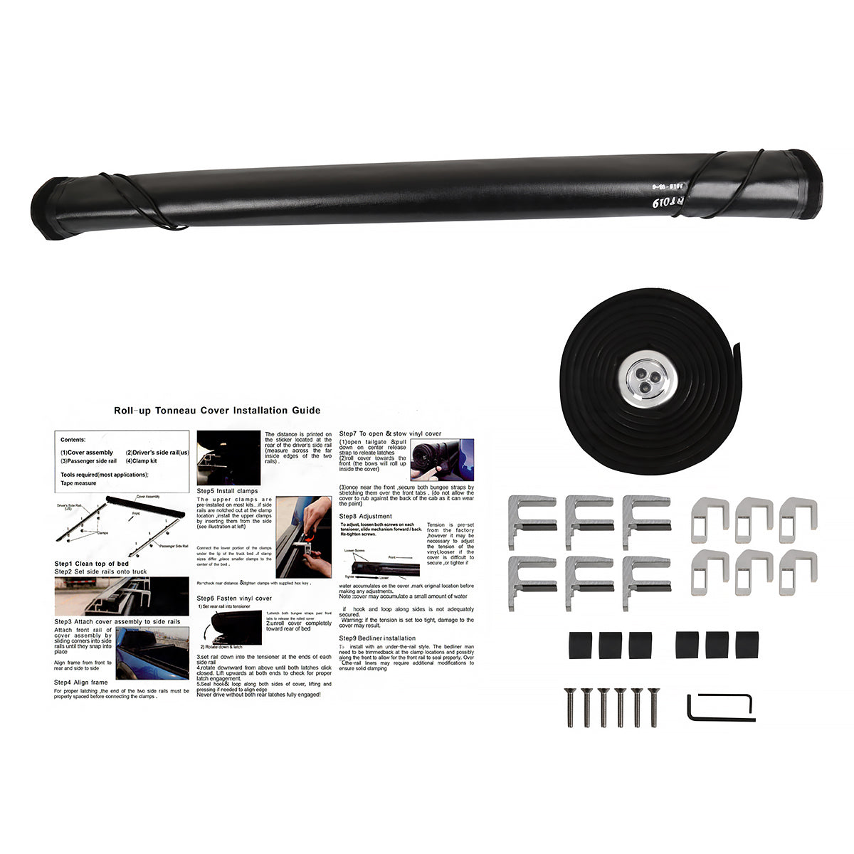 1997-2004 Ford F-150 Styleside 78" Short Bed Roll Up Vinyl Tonneau Cover