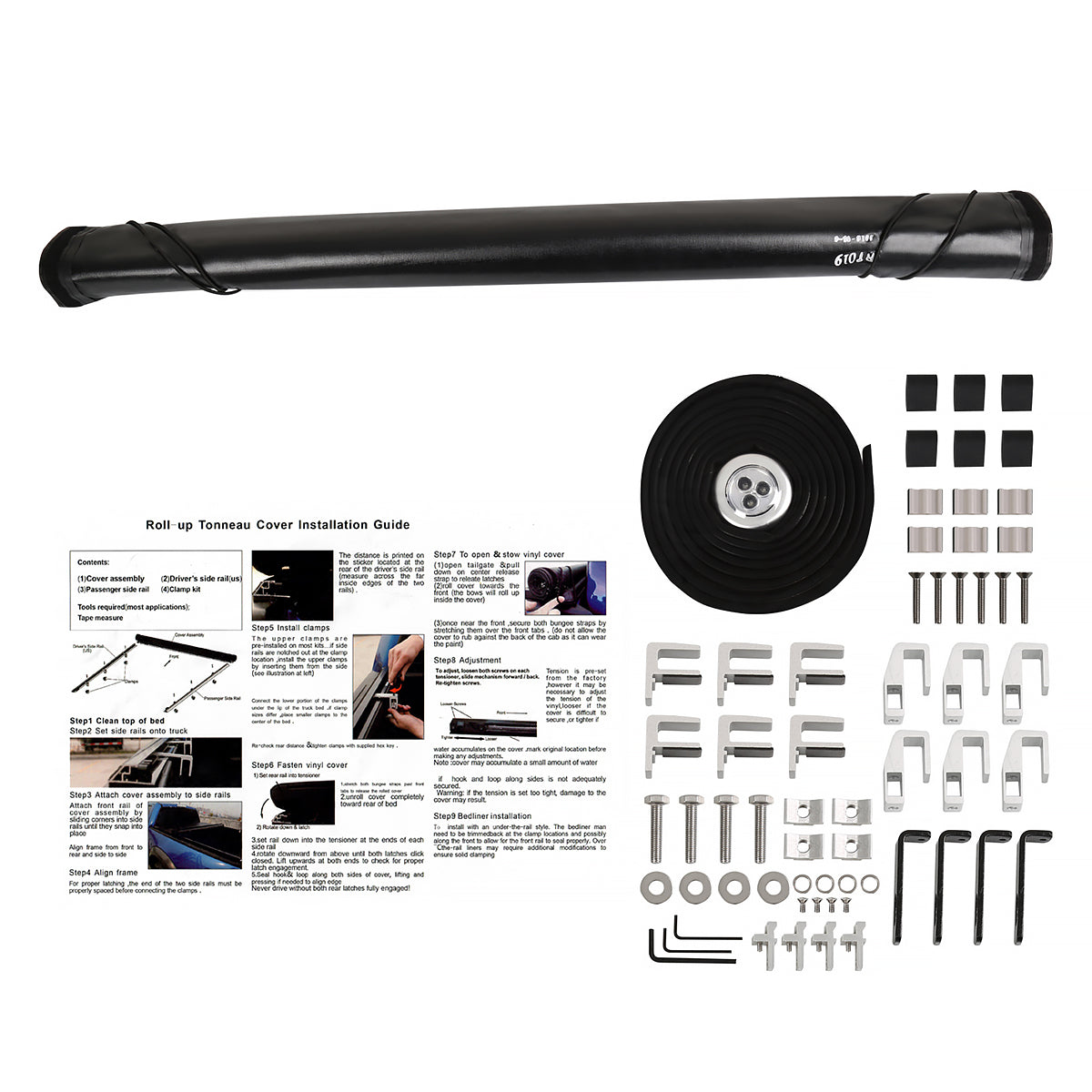 2005-2016 Nissan Frontier Crew Cab 60" Short Bed Roll Up Vinyl Tonneau Cover