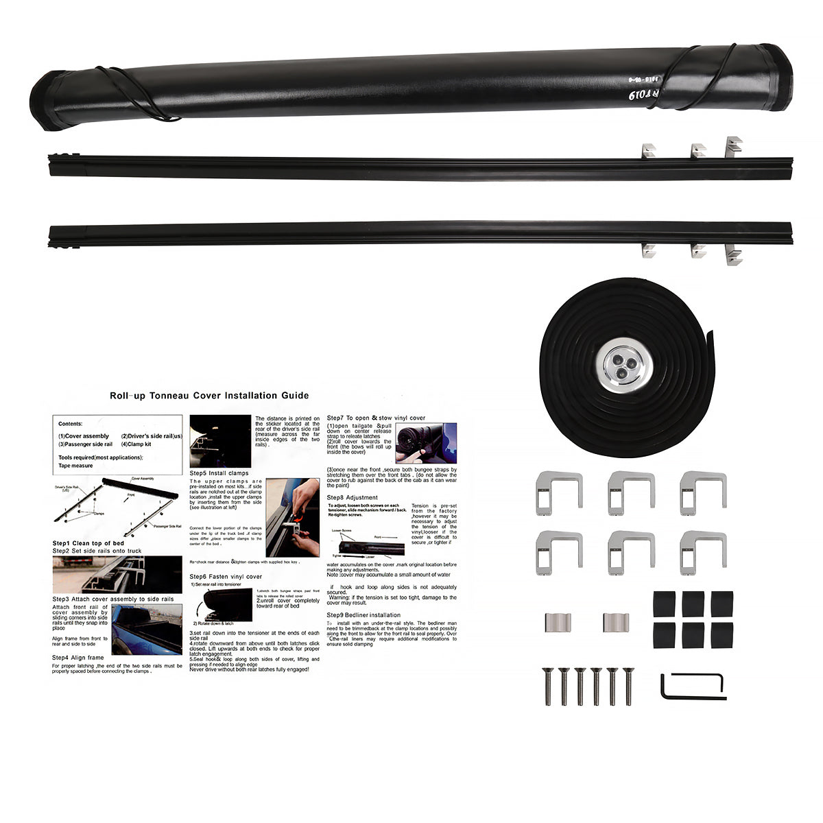 2002-2018 Dodge RAM 96" Bed Roll Up Vinyl Tonneau Cover