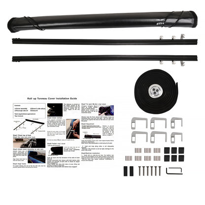 2009-2019 Dodge RAM 1500/2500/3500 5'8" Short Bed Roll Up Vinyl Tonneau Cover