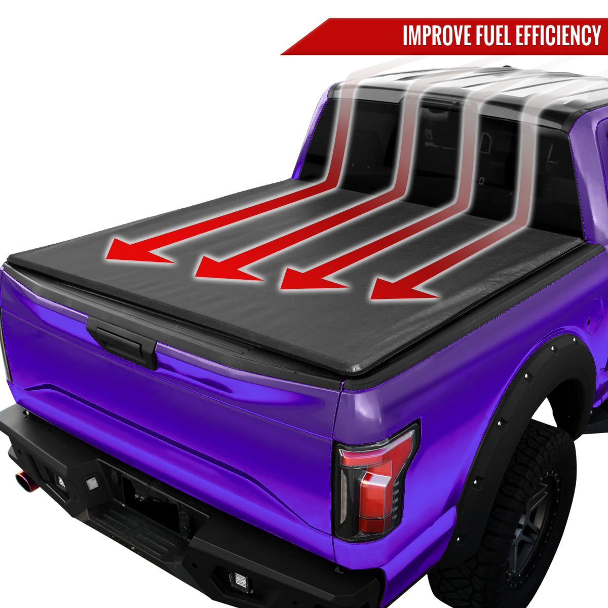1994-2001 Dodge Ram Fleetside 6.5FT Bed Roll Up Vinyl Tonneau Cover