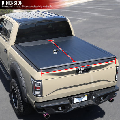 2004-2015 Nissan Titan 66" Short Bed Roll Up Vinyl Tonneau Cover