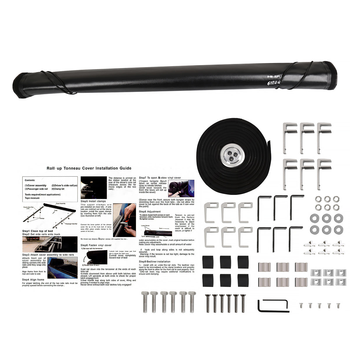 2004-2015 Nissan Titan 78" Bed Roll Up Vinyl Tonneau Cover
