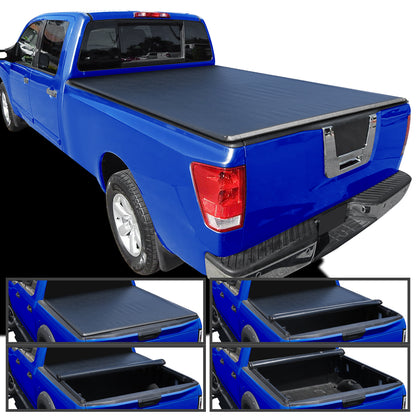 2004-2015 Nissan Titan 78" Bed Roll Up Vinyl Tonneau Cover