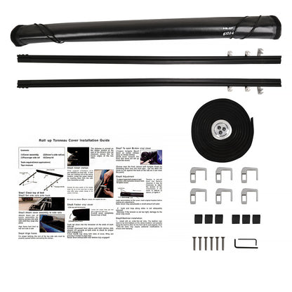 2007-2019 Toyota Tundra CrewMax 66" Short Bed Roll Up Vinyl Tonneau Cover