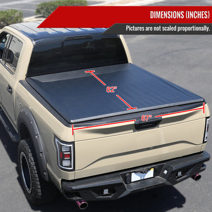 2019-2022 Chevrolet Silverado/GMC Sierra 2500HD/3500HD 6.5FT Bed Roll Up Tonneau Cover